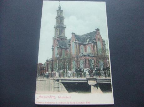 Amsterdam Westerkerk kerk aan de Prinsengracht Jordaan.